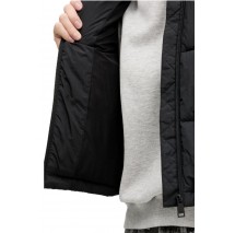 TOMMY JEANS FLAG BACK CROP ESS PUFFER ΜΠΟΥΦΑΝ ΓΥΝΑΙΚΕΙΟ BLACK