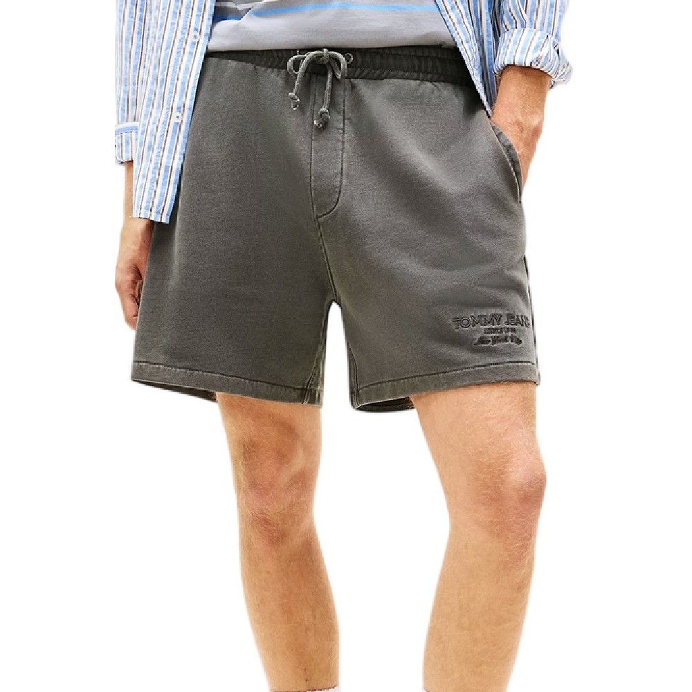 TOMMY JEANS NEW CLASSICS BEACH SHORT ΒΕΡΜΟΥΔΑ ΑΝΔΡΙΚΗ BLACK