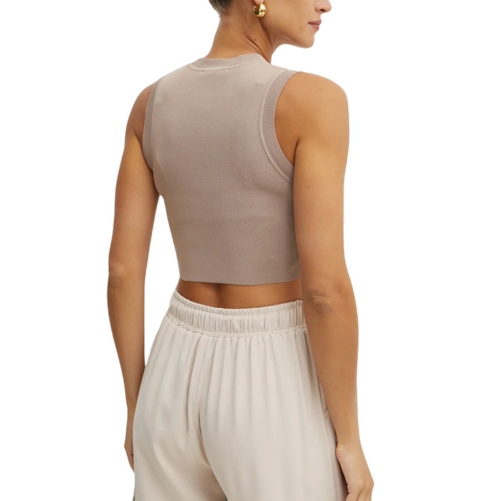GUESS ALEXIA TANK ΤΟΠ ΓΥΝΑΙΚΕΙΟ BEIGE