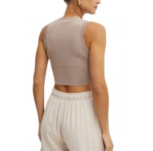 GUESS ALEXIA TANK ΤΟΠ ΓΥΝΑΙΚΕΙΟ BEIGE