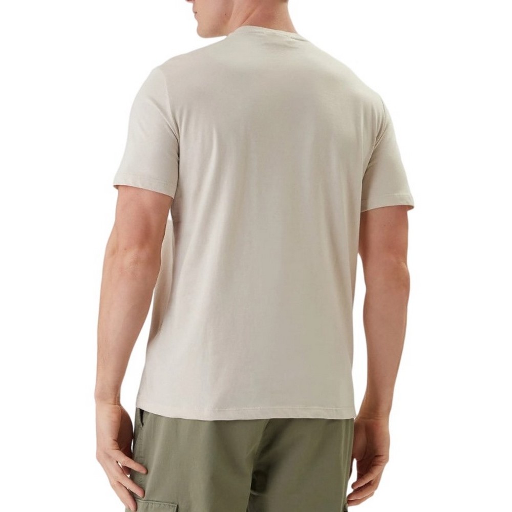 CALVIN KLEIN JEANS BADGE 30S JERSEY CLASSIC T-SHIRT ΜΠΛΟΥΖΑ ΑΝΔΡΙΚΗ BEIGE
