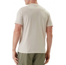 CALVIN KLEIN JEANS BADGE 30S JERSEY CLASSIC T-SHIRT ΜΠΛΟΥΖΑ ΑΝΔΡΙΚΗ BEIGE