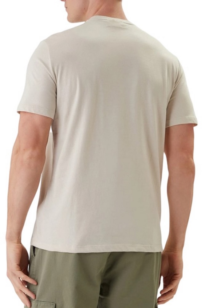 CALVIN KLEIN JEANS BADGE 30S JERSEY CLASSIC T-SHIRT ΜΠΛΟΥΖΑ ΑΝΔΡΙΚΗ BEIGE