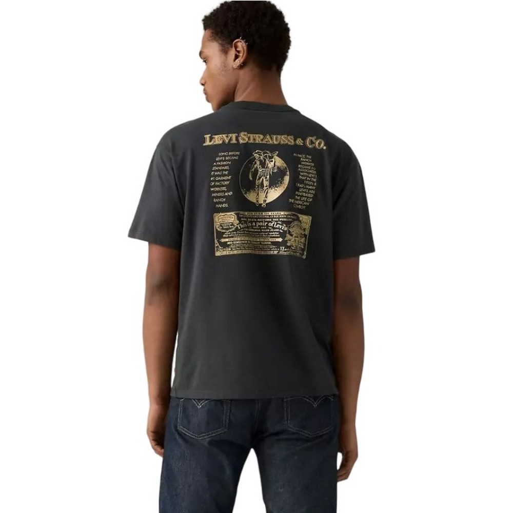 LEVIS VINTAGE FIT GRAPHIC TEE T-SHIRT ΜΠΛΟΥΖΑ ΑΝΔΡΙΚΗ WASHED BLACK