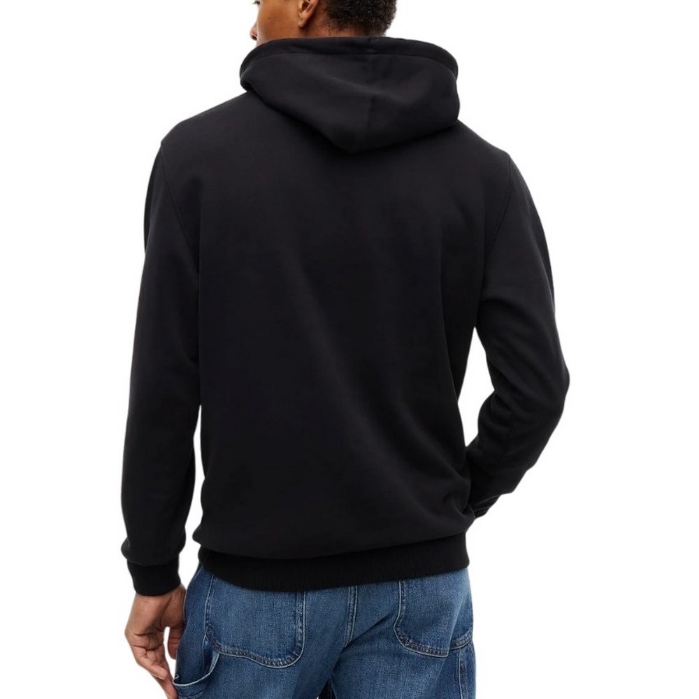 TOMMY JEANS REG NYC HOODIE EXT ΜΠΛΟΥΖΑ ΦΟΥΤΕΡ ΑΝΔΡΙΚΗ BLACK