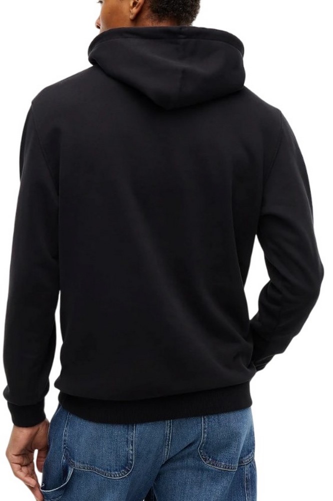 TOMMY JEANS REG NYC HOODIE EXT ΜΠΛΟΥΖΑ ΦΟΥΤΕΡ ΑΝΔΡΙΚΗ BLACK