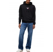 TOMMY JEANS REG NYC HOODIE EXT ΜΠΛΟΥΖΑ ΦΟΥΤΕΡ ΑΝΔΡΙΚΗ BLACK