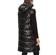 GUESS NOEMI PADDED LONG VE ΜΠΟΥΦΑΝ-ΓΙΛΕΚΟ ΓΥΝΑΙΚΕΙΟ BLACK