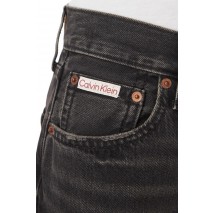 CALVIN KLEIN JEANS RELAXED BARREL JEAN EVENING ΠΑΝΤΕΛΟΝΙ ΓΥΝΑΙΚΕΙΟ DENIM BLACK