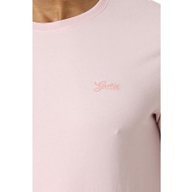 GUESS BASIC PIMA T-SHIRT ΜΠΛΟΥΖΑ ΑΝΔΡΙΚΗ PINK