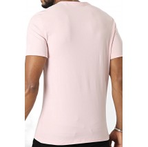 GUESS BASIC PIMA T-SHIRT ΜΠΛΟΥΖΑ ΑΝΔΡΙΚΗ PINK