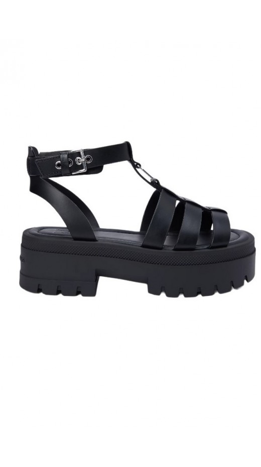 TOMMY JEANS FISHERMAN LEATHER MAX SANDAL ΠΕΔΙΛΟ ΓΥΝΑΙΚΕΙΟ BLACK