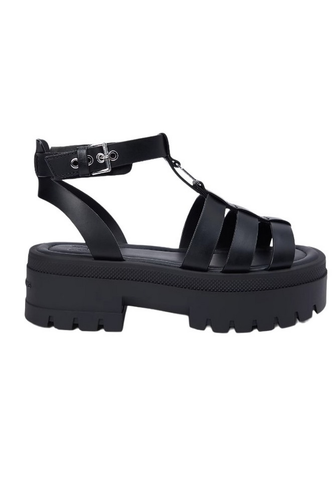 TOMMY JEANS FISHERMAN LEATHER MAX SANDAL ΠΕΔΙΛΟ ΓΥΝΑΙΚΕΙΟ BLACK
