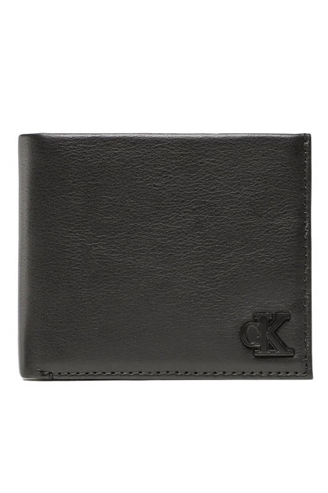 CALVIN KLEIN JEANS LOGO HARDWARE BIFOLD ID ΑΞΕΣΟΥΑΡ ΠΟΤΡΟΦΟΛΙ ΑΝΔΡΙΚΟ BLACK