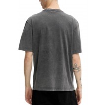 HUGO BOSS JERSEY NOCTORNIX T-SHIRT ΜΠΛΟΥΖΑ ΑΝΔΡΙΚΗ WASHED BLACK