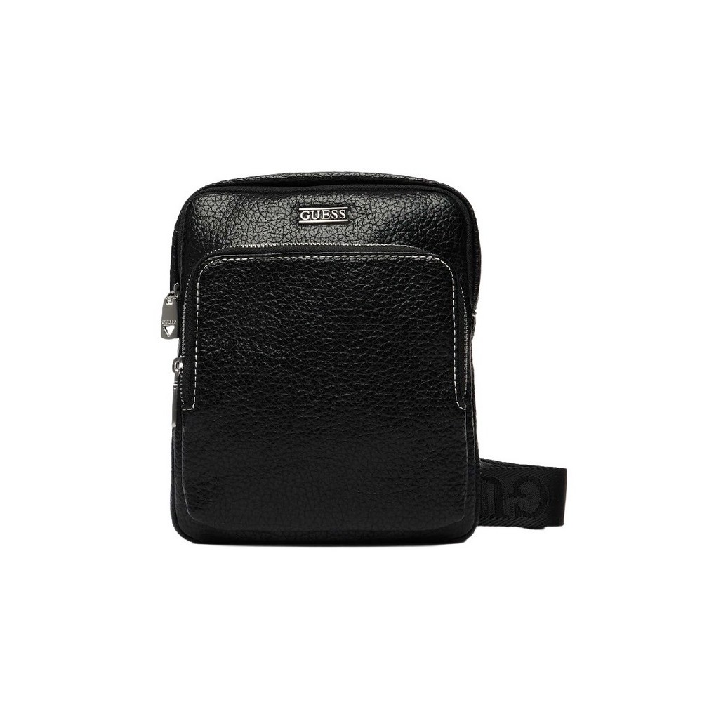 GUESS BOSTON CROSSBODY FLAT HMBOGSP6223 ΤΣΑΝΤΑ ΑΝΔΡΙΚΗ BLACK
