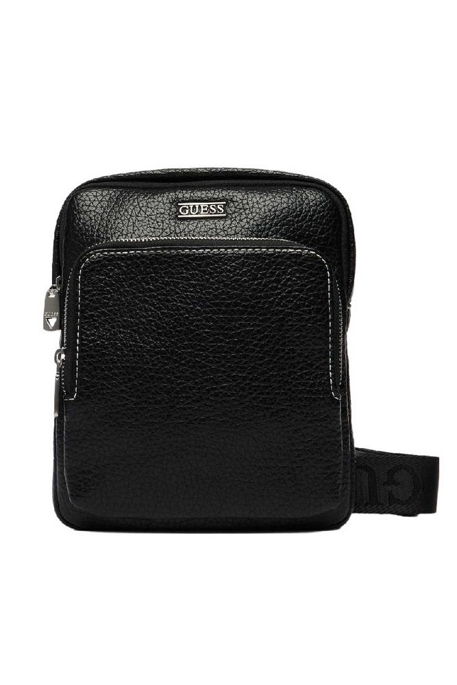 GUESS BOSTON CROSSBODY FLAT HMBOGSP6223 ΤΣΑΝΤΑ ΑΝΔΡΙΚΗ BLACK