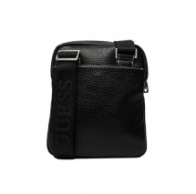 GUESS BOSTON CROSSBODY FLAT HMBOGSP6223 ΤΣΑΝΤΑ ΑΝΔΡΙΚΗ BLACK