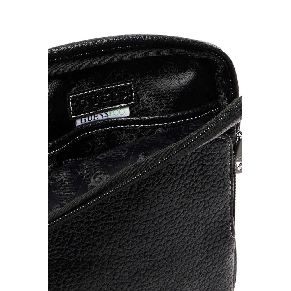 GUESS BOSTON CROSSBODY FLAT HMBOGSP6223 ΤΣΑΝΤΑ ΑΝΔΡΙΚΗ BLACK