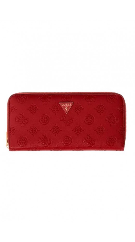 GUESS DIANA SLG LARGE ZIP AROUND ΠΟΡΤΟΦΟΛΙ ΓΥΝΑΙΚΕΙΟ RED