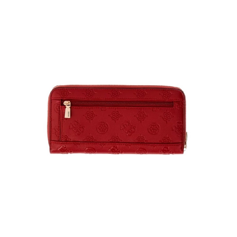 GUESS DIANA SLG LARGE ZIP AROUND ΠΟΡΤΟΦΟΛΙ ΓΥΝΑΙΚΕΙΟ RED