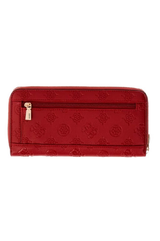GUESS DIANA SLG LARGE ZIP AROUND ΠΟΡΤΟΦΟΛΙ ΓΥΝΑΙΚΕΙΟ RED