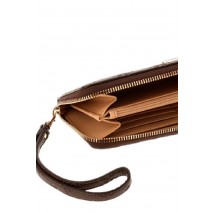 GUESS DIANA SLG LARGE ZIP AROUND ΠΟΡΤΟΦΟΛΙ ΓΥΝΑΙΚΕΙΟ BROWN
