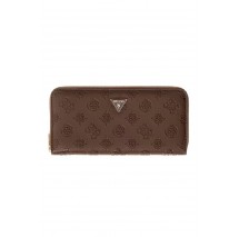 GUESS DIANA SLG LARGE ZIP AROUND ΠΟΡΤΟΦΟΛΙ ΓΥΝΑΙΚΕΙΟ BROWN