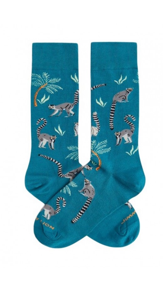 JIMMY LION LEMUR SOCKS UNISEX ΚΑΛΤΣΕΣ AQUA