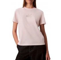 CALVIN KLEIN CLASSIC FOIL MONOLOGO T-SHIRT ΜΠΛΟΥΖΑ ΓΥΝΑΙΚΕΙΑ PINK
