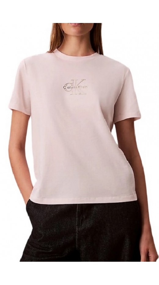 CALVIN KLEIN CLASSIC FOIL MONOLOGO T-SHIRT ΜΠΛΟΥΖΑ ΓΥΝΑΙΚΕΙΑ PINK