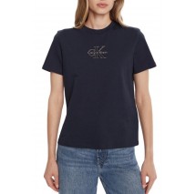 CALVIN KLEIN CLASSIC FOIL MONOLOGO T-SHIRT ΜΠΛΟΥΖΑ ΓΥΝΑΙΚΕΙΑ GREY