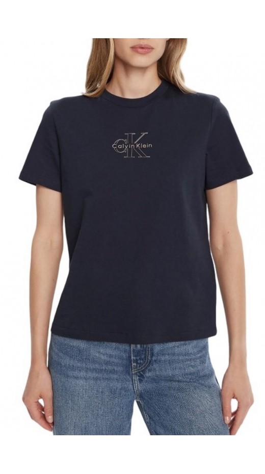 CALVIN KLEIN CLASSIC FOIL MONOLOGO T-SHIRT ΜΠΛΟΥΖΑ ΓΥΝΑΙΚΕΙΑ GREY