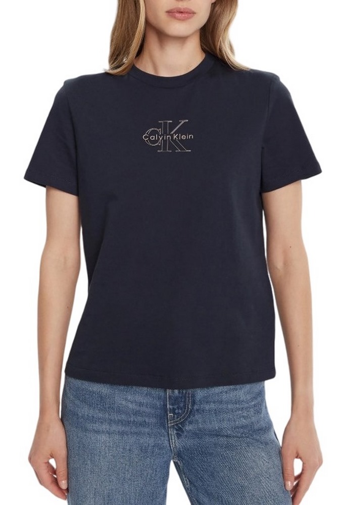 CALVIN KLEIN CLASSIC FOIL MONOLOGO T-SHIRT ΜΠΛΟΥΖΑ ΓΥΝΑΙΚΕΙΑ GREY