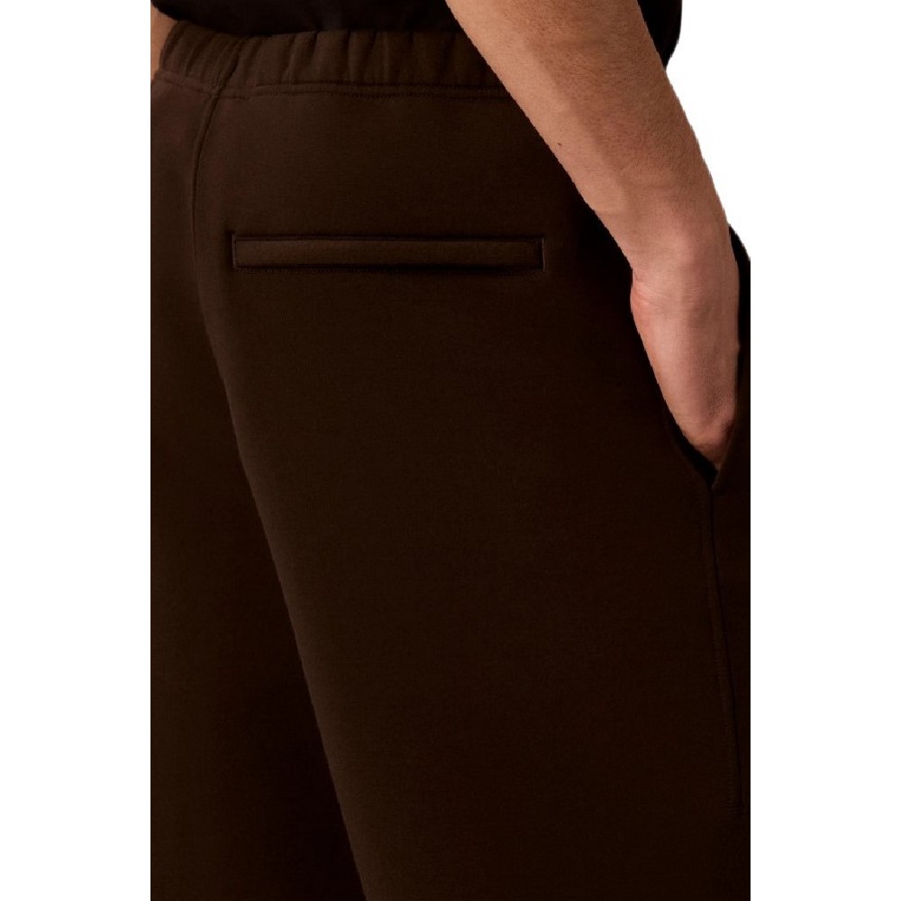 CALVIN KLEIN COOLING SPACER EMBOSSED LOGO JOG ΠΑΝΤΕΛΟΝΙ ΦΟΡΜΑ ΑΝΔΡΙΚΟ DARK BROWN