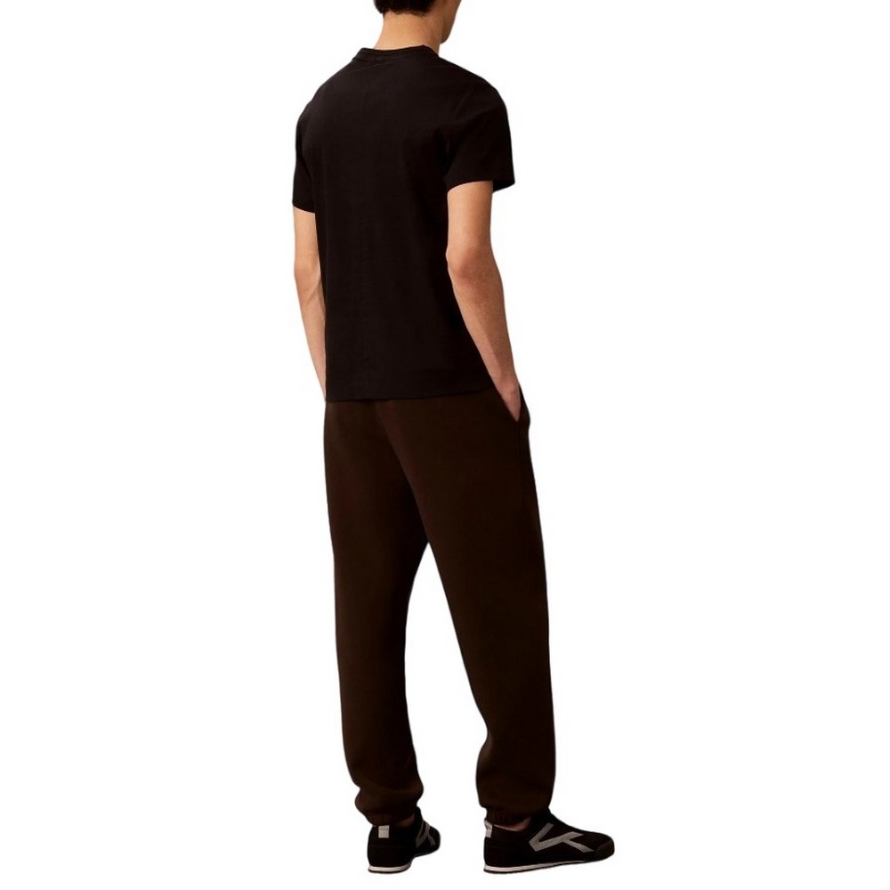 CALVIN KLEIN COOLING SPACER EMBOSSED LOGO JOG ΠΑΝΤΕΛΟΝΙ ΦΟΡΜΑ ΑΝΔΡΙΚΟ DARK BROWN
