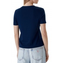 GUESS SONIA CN T-SHIRT ΜΠΛΟΥΖΑ ΓΥΝΑΙΚΕΙΑ BLUE