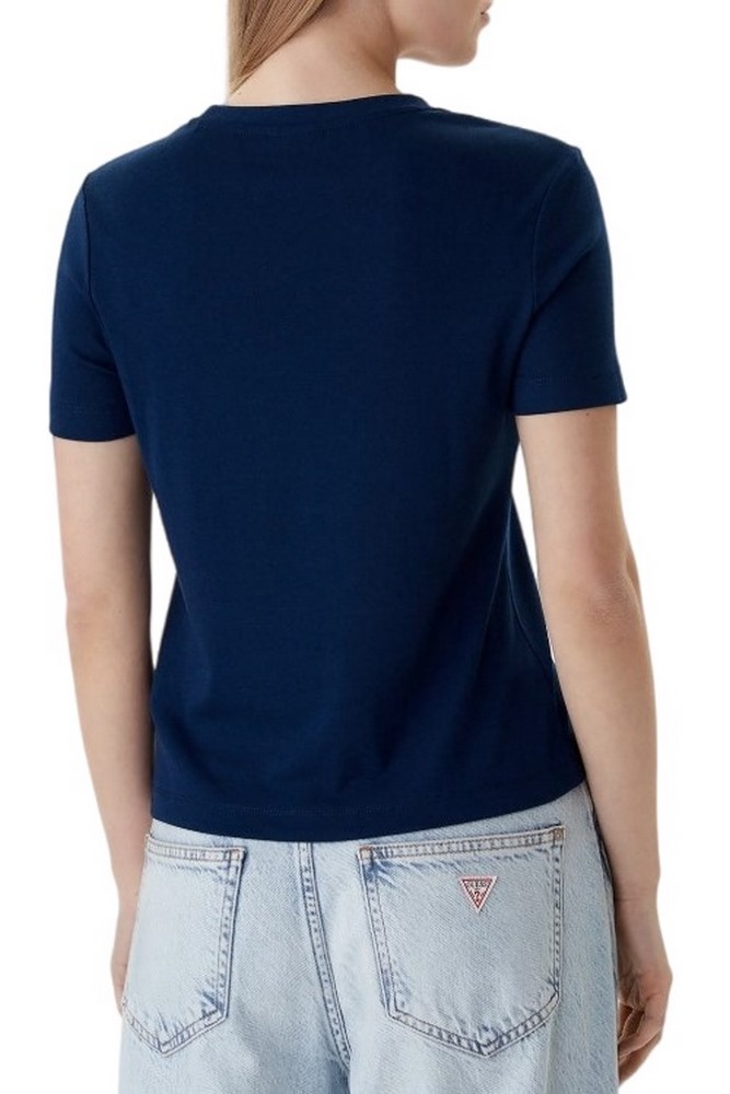 GUESS SONIA CN T-SHIRT ΜΠΛΟΥΖΑ ΓΥΝΑΙΚΕΙΑ BLUE