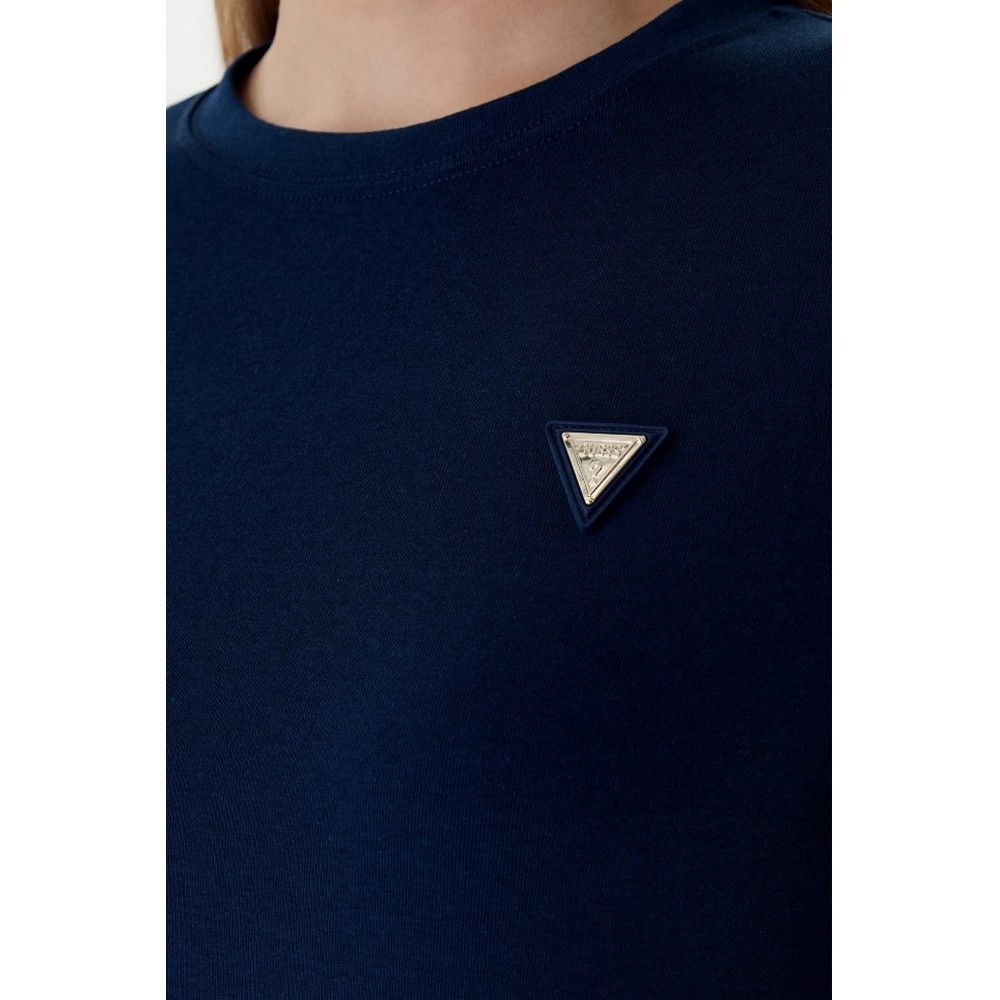 GUESS SONIA CN T-SHIRT ΜΠΛΟΥΖΑ ΓΥΝΑΙΚΕΙΑ BLUE