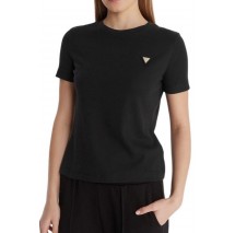 GUESS SONIA CN T-SHIRT ΜΠΛΟΥΖΑ ΓΥΝΑΙΚΕΙΑ BLACK