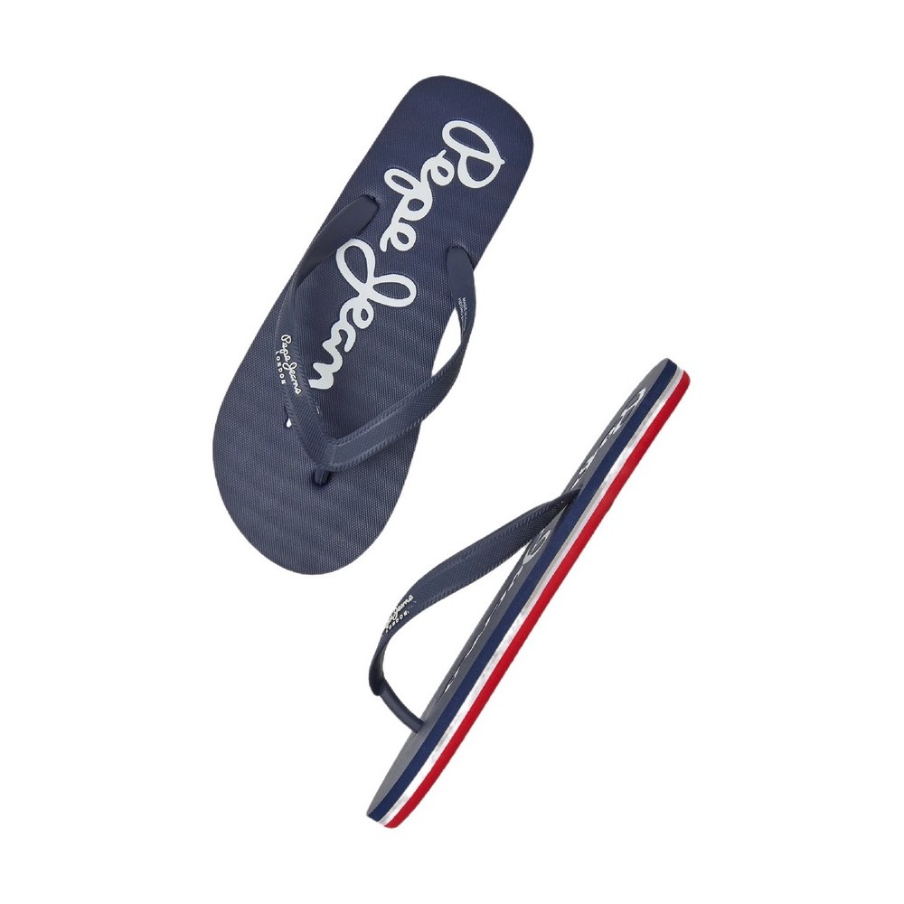 PEPE JEANS BAY BEACH BASIC M SS23 ΠΑΝΤΟΦΛΑ ΑΝΔΡΙΚΗ NAVY