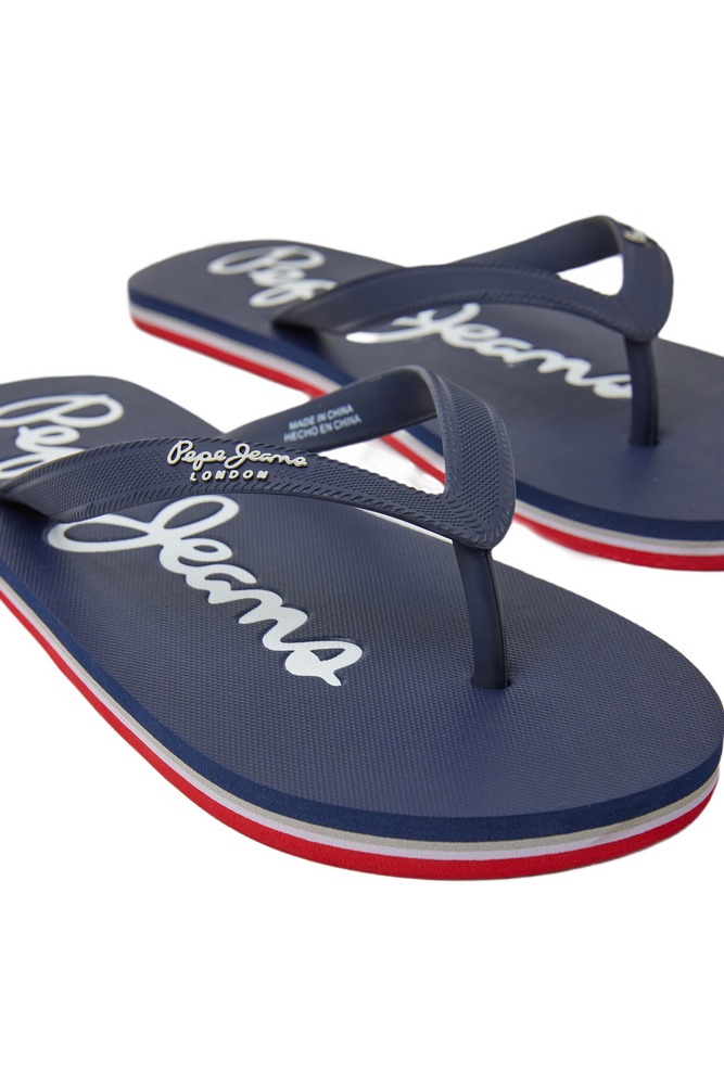 PEPE JEANS BAY BEACH BASIC M SS23 ΠΑΝΤΟΦΛΑ ΑΝΔΡΙΚΗ NAVY