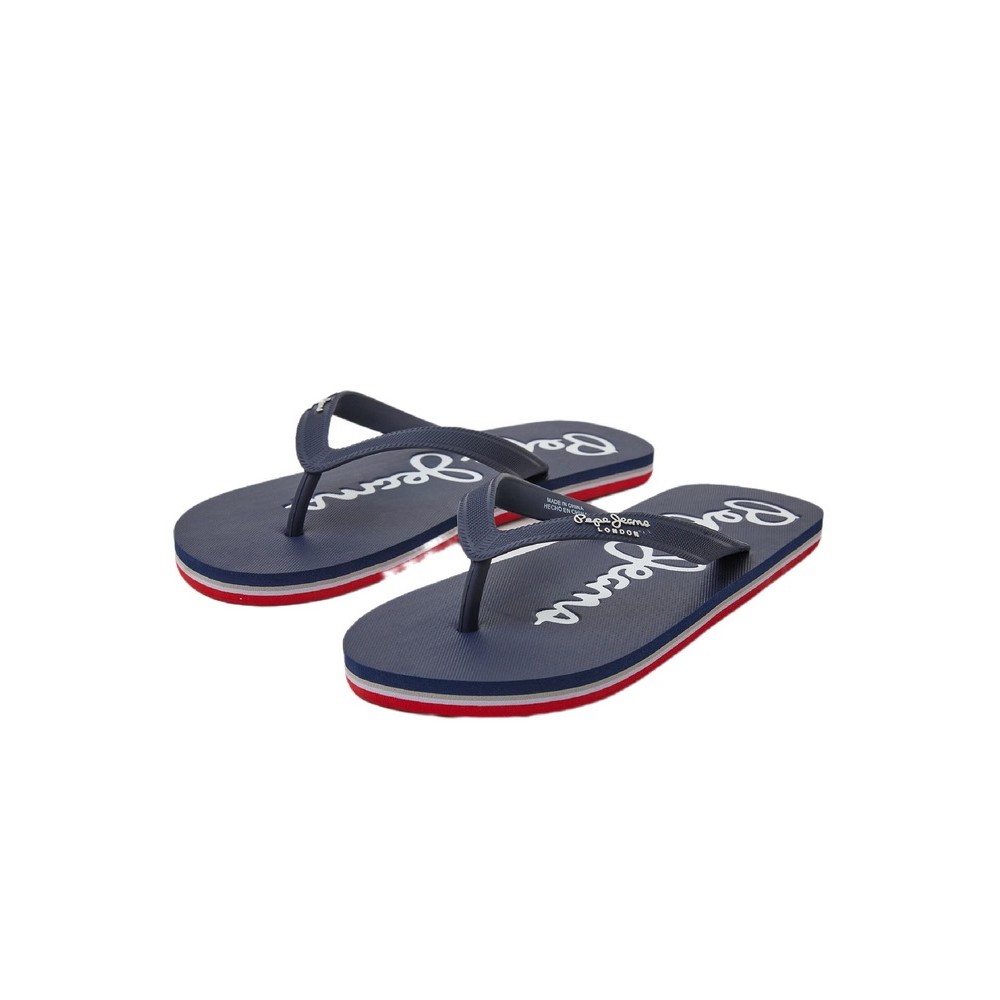 PEPE JEANS BAY BEACH BASIC M SS23 ΠΑΝΤΟΦΛΑ ΑΝΔΡΙΚΗ NAVY