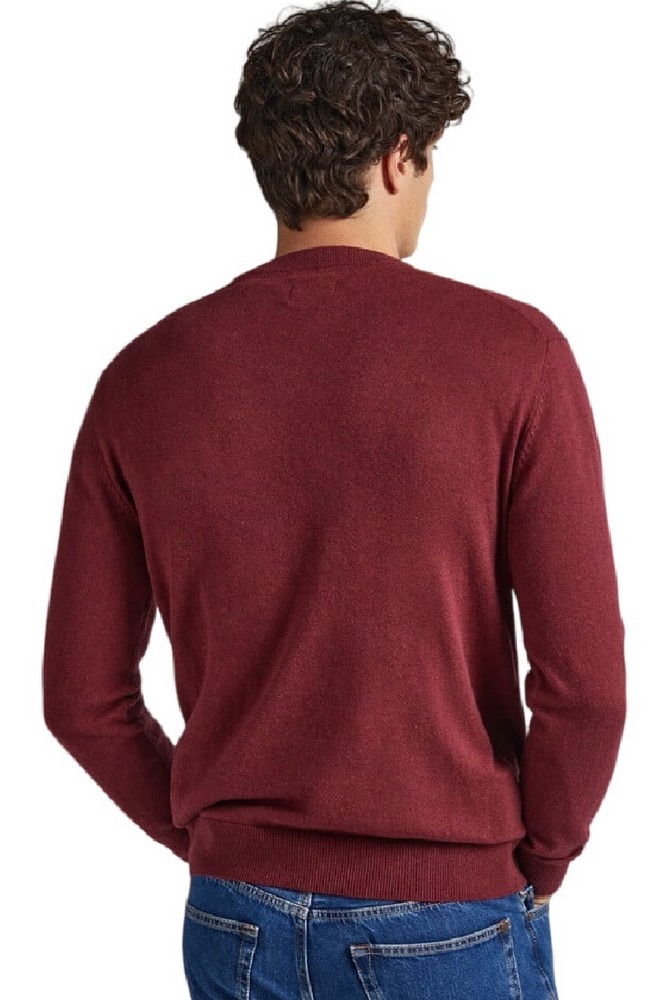 PEPE JEANS ANDRE CREW NECK ΜΠΛΟΥΖΑ ΑΝΔΡΙΚΗ BORDEAUX