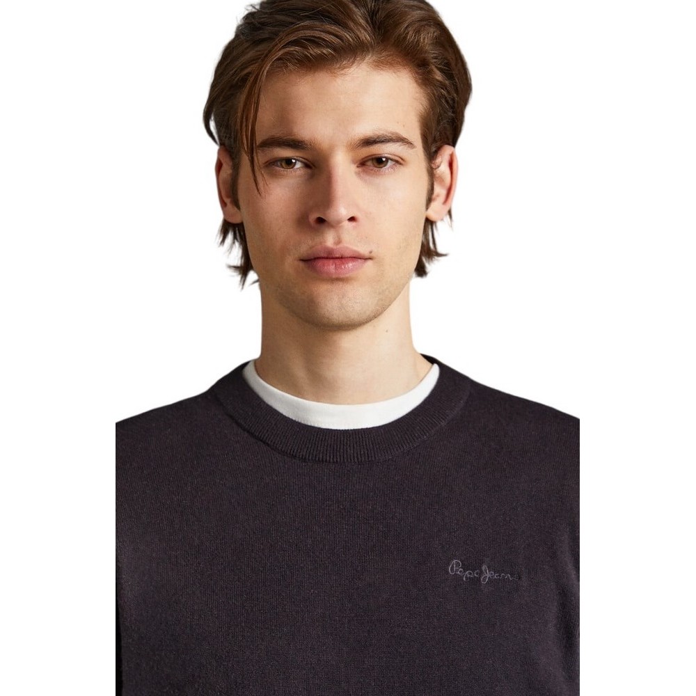 PEPE JEANS ANDRE CREW NECK ΜΠΛΟΥΖΑ ΑΝΔΡΙΚΗ BLACK