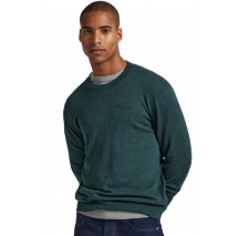 PEPE JEANS ANDRE CREW NECK ΜΠΛΟΥΖΑ ΑΝΔΡΙΚΗ GREEN