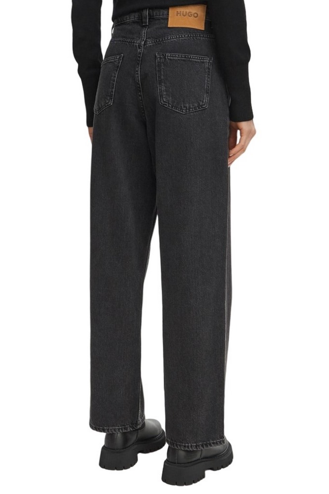 HUGO BOSS LENI JEANS ΠΑΝΤΕΛΟΝΙ ΤΖΙΝ ΓΥΝΑΙΚΕΙΟ DENIM BLACK