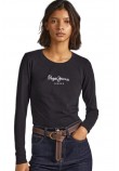 PEPE JEANS DROP NEW VIRGINIA LS N ΜΠΛΟΥΖΑ ΓΥΝΑΙΚΕΙΑ BLACK