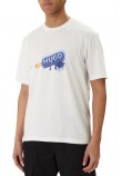 HUGO BOSS JERSEY NOGLASY T-SHIRT ΜΠΛΟΥΖΑ ΑΝΔΡΙΚΗ WHITE