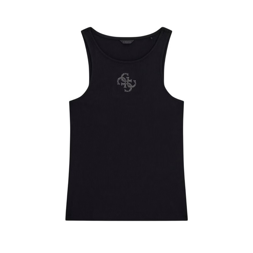 GUESS ROUND NK GUENDALINA ΤΟΠ ΜΠΛΟΥΖΑ ΓΥΝΑΙΚΕΙΑ BLACK